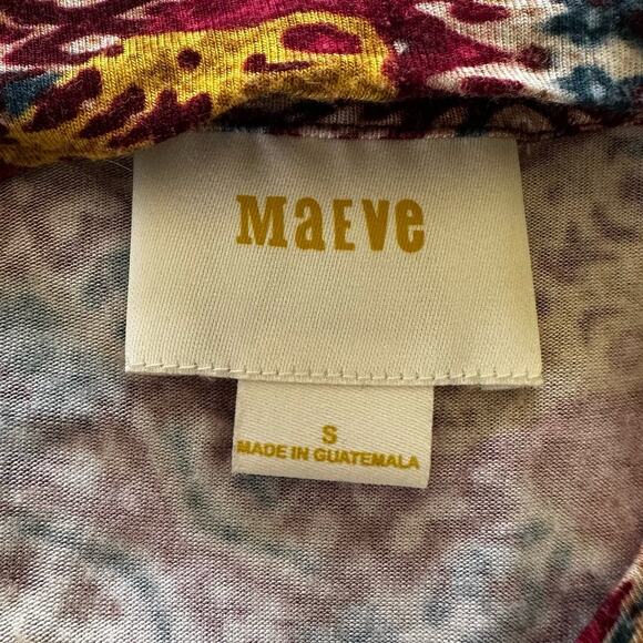 ANTHROPOLOGIE MAEVE Womens Dress Small Lilt Swing Asymmetric Hem Boho Festival - Picture 7 of 13